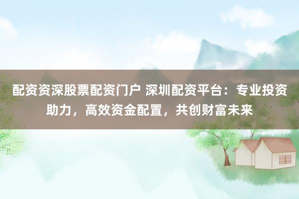 配资资深股票配资门户 深圳配资平台：专业投资助力，高效资金配置，共创财富未来